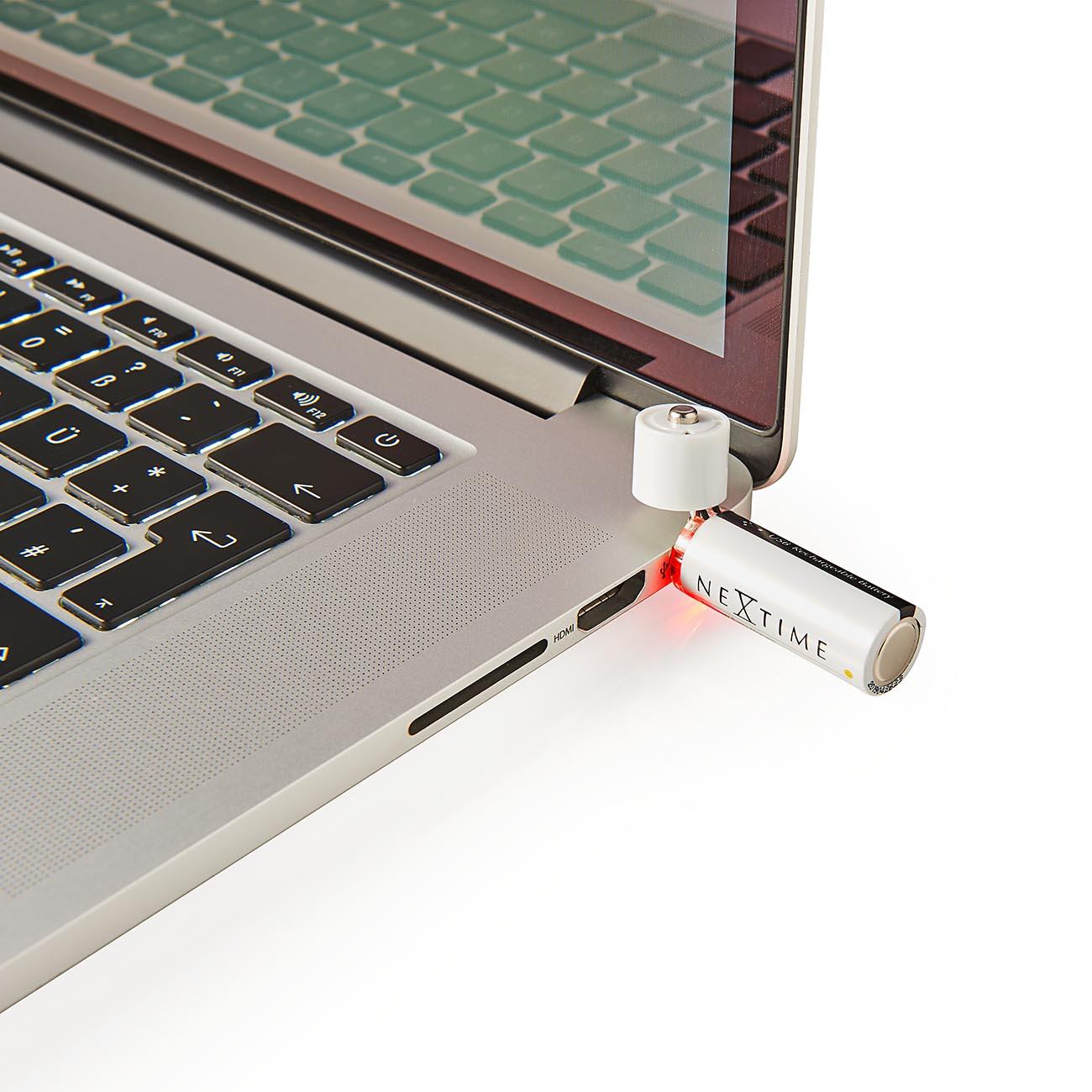 USB rechargeable AA batteries, set of 4