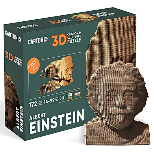 3D Puzzle Cardboard - Einstein