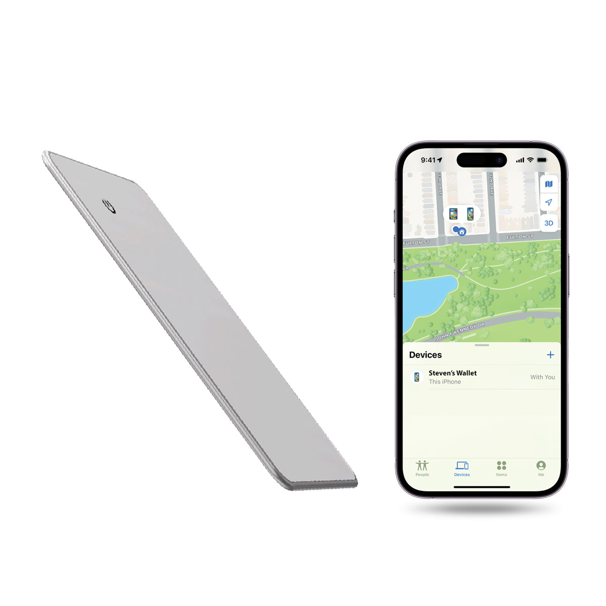GPS Card Tracker using Apple Find My and Android Find Easy