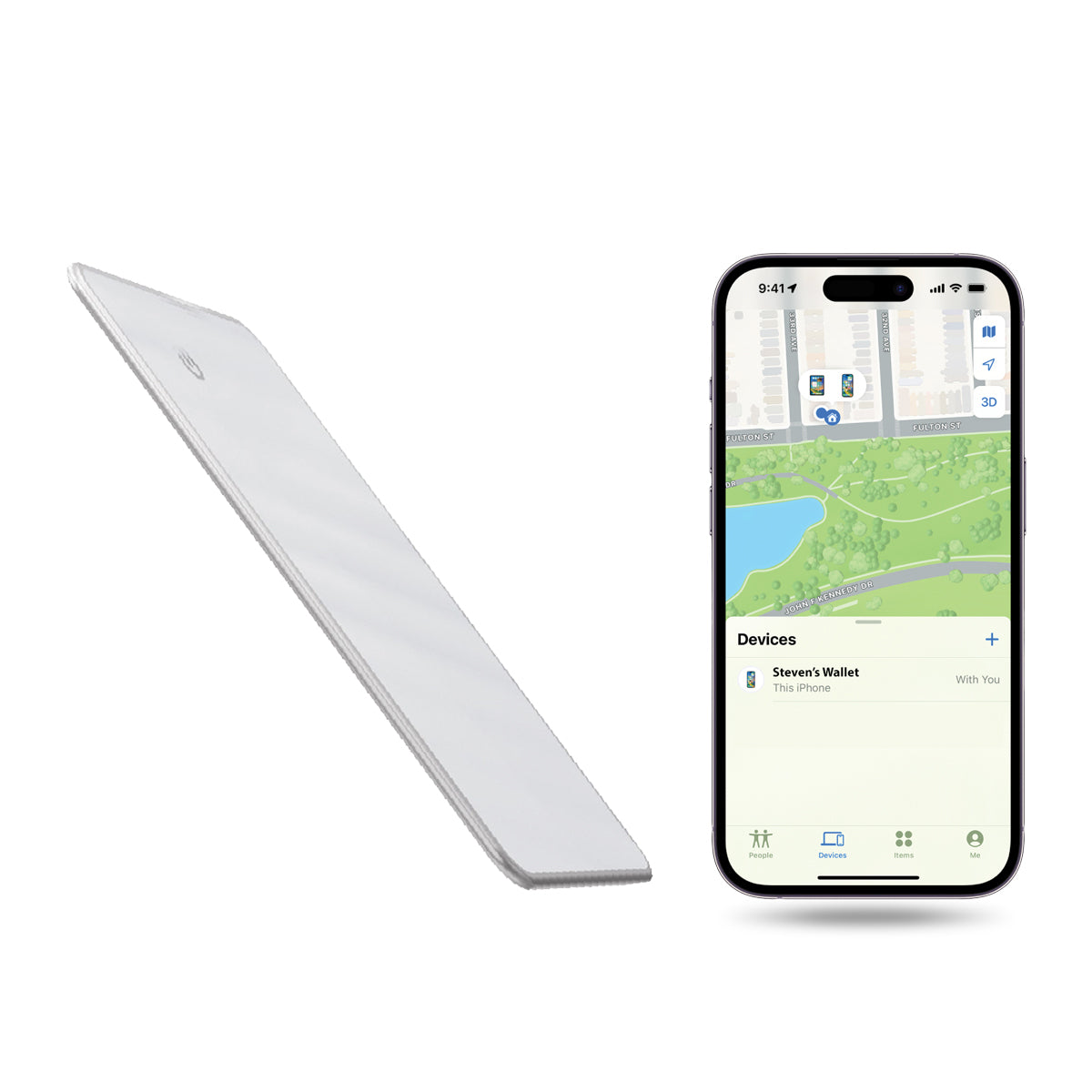 GPS Card Tracker using Apple Find My and Android Find Easy