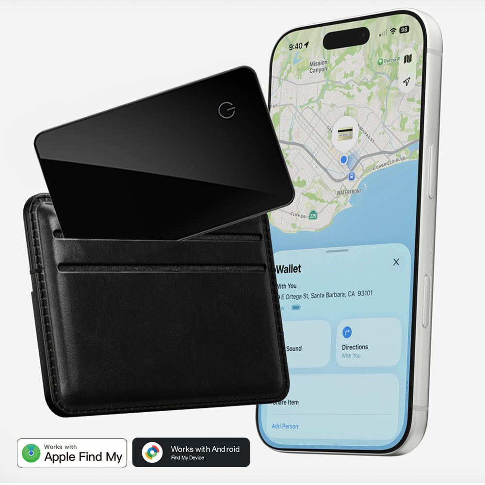 Universal Tracker Card with Apple Find My & Google/Android Find Hub