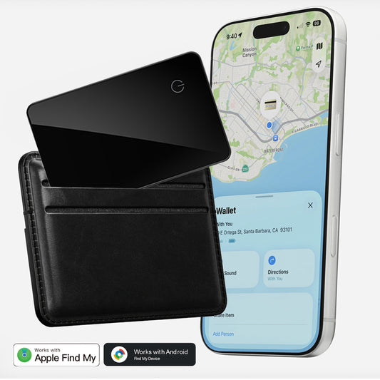 Universal Tracker Card with Apple Find My & Google/Android Find Hub